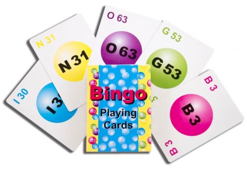 Bingo Playing Cards / Call-Out Cards, Numbered 1-75, (per deck) main image